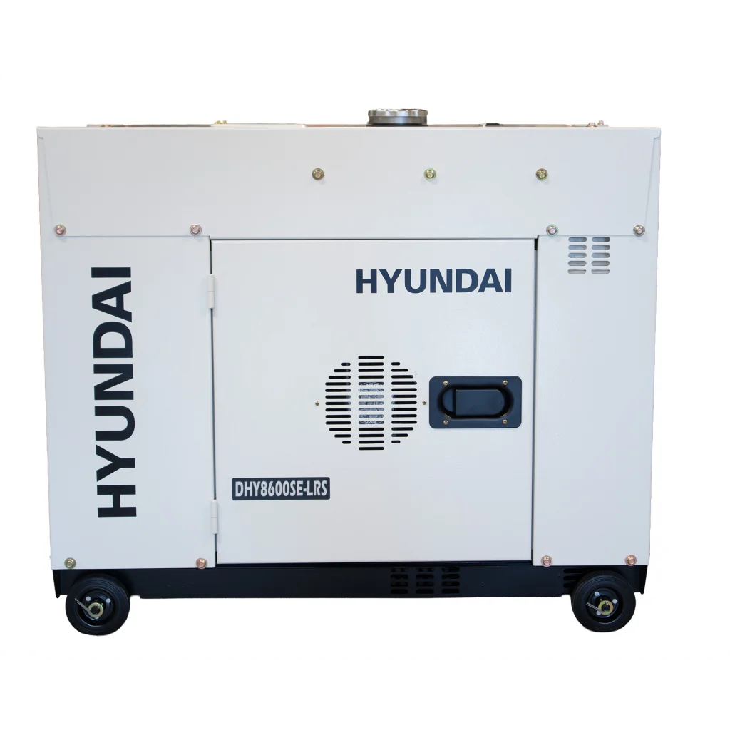 HYUNDAI DHY8600SE Strømaggregat 6300W - Elektrisk start - Diesel - Forvarming - 30L