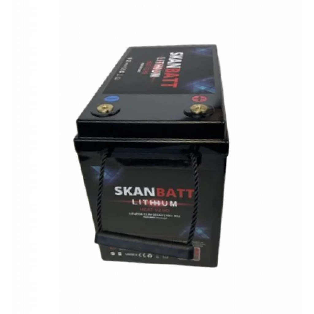 SKANBATT V2 Lithium HEAT Batteri 12V 280AH 150A BMS - Bluetooth