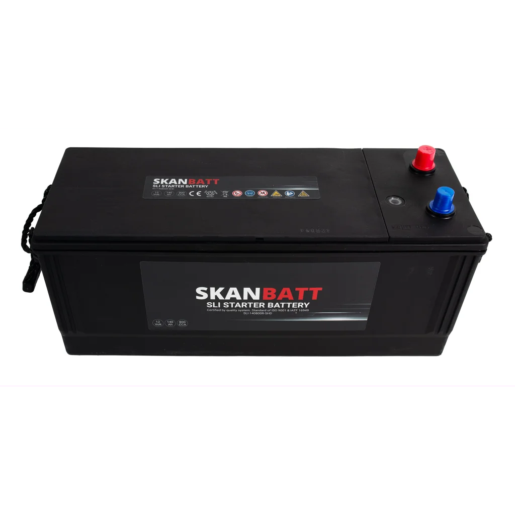 SKANBATT SLI SHD Startbatteri 12V 140AH 800CCA (513x189x223mm) +R