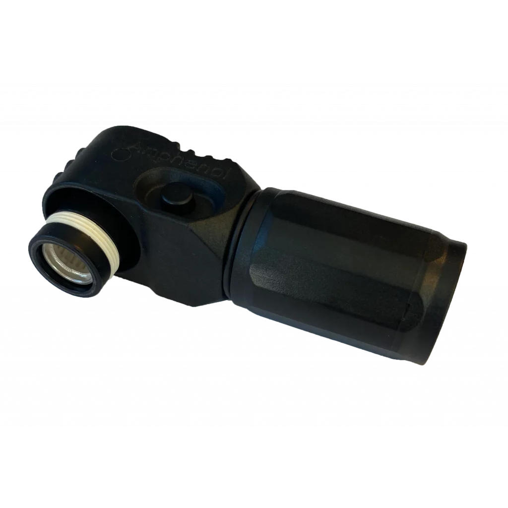 Amphenol kobling 8,0mm negativ (sort)