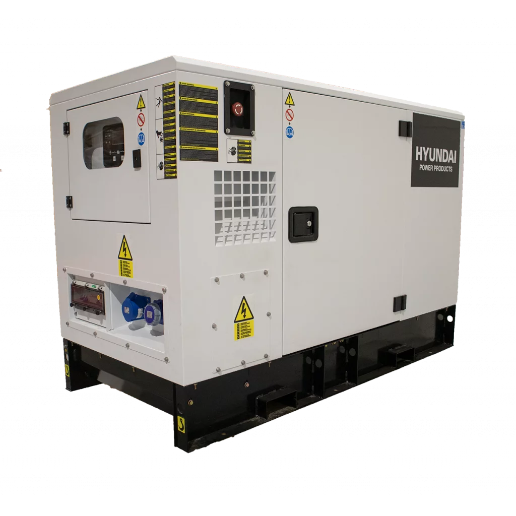 HYUNDAI DG14KSE Diesel strømaggregat 230V 3-FAS 13,8kVA  - 1500RPM - Vannkjølt
