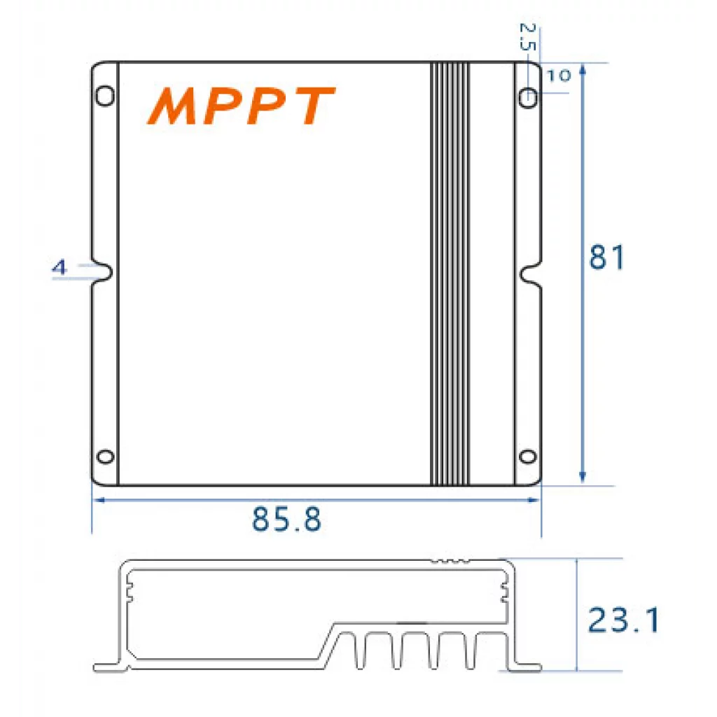 LUMIAX 10A MPPT Regulator IP67