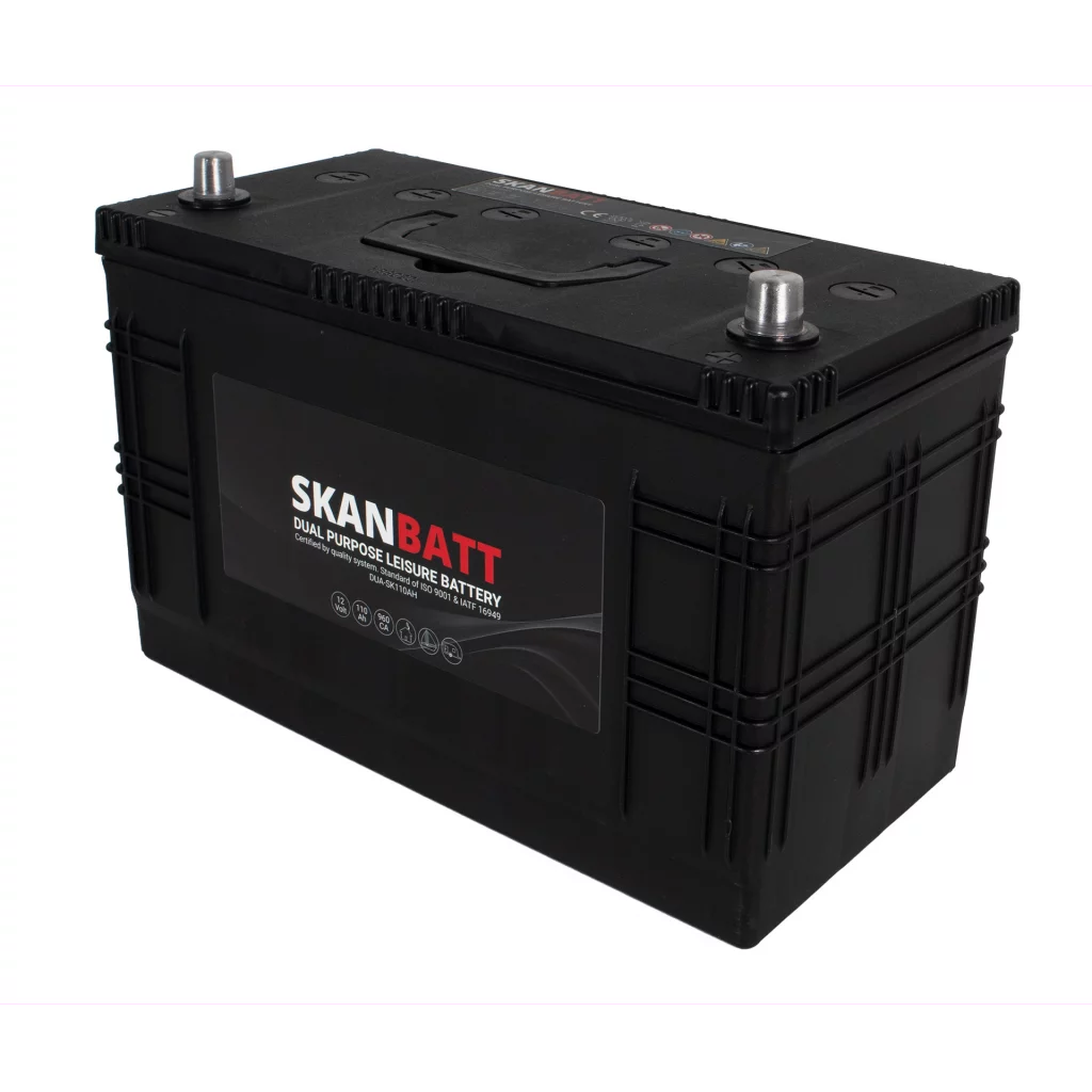 SKANBATT Dual Purpose 12V 110AH 960CA (346x173x227mm) +R