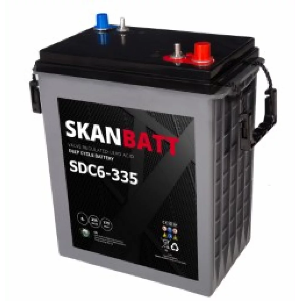 SKANBATT DEEP CYCLE AGM Deep Cycle 6V 335AH - 295x178x365mm