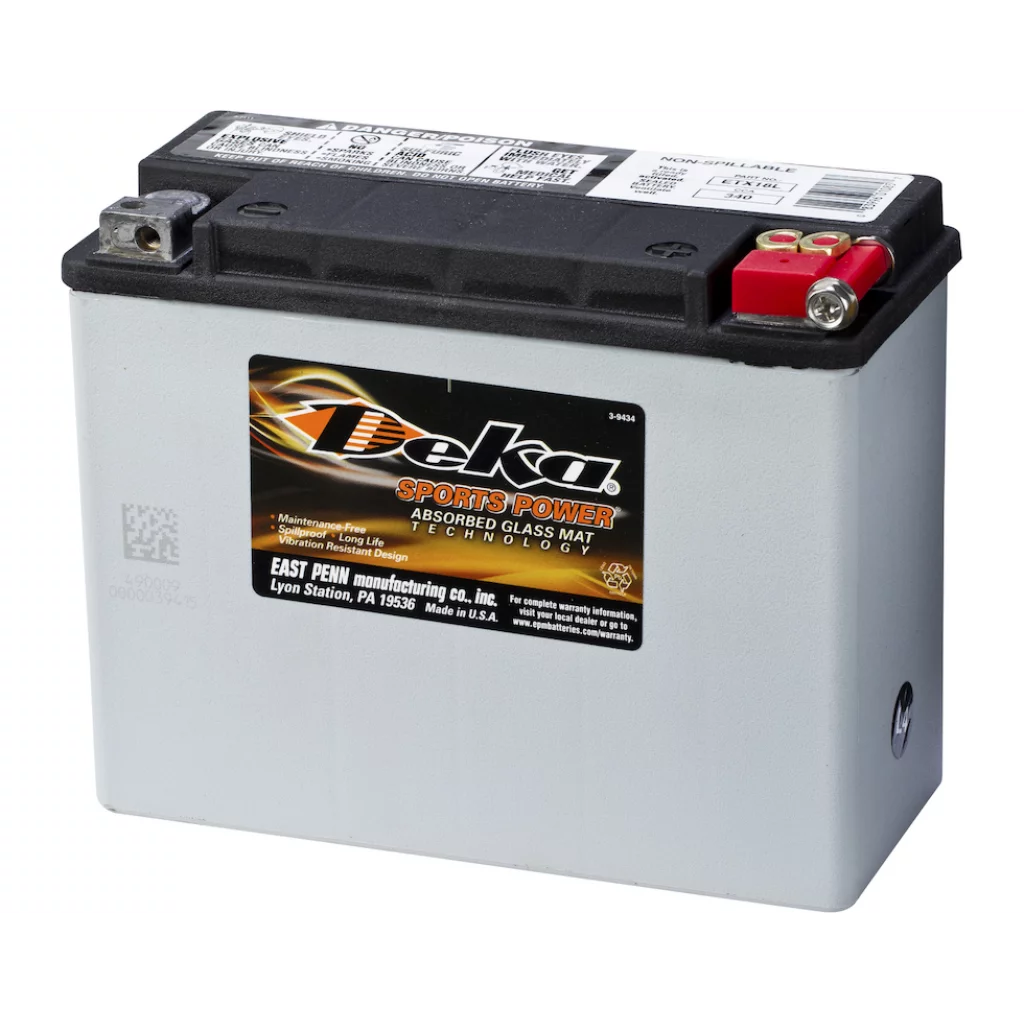 DEKA MC Batteri 12V 20AH 340CCA (206x91x163mm) +høyre