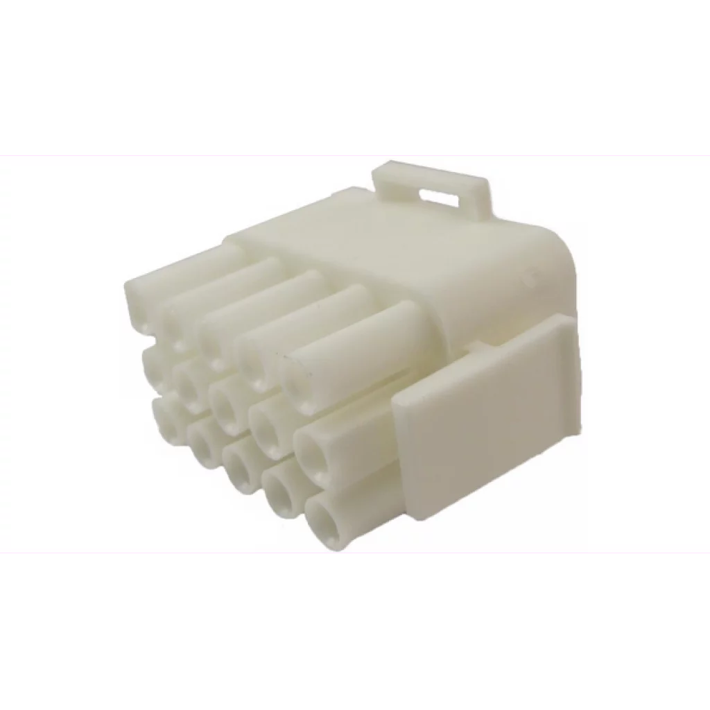 Plugghus, Rett, 6.35 mm, 15 Pole, TE Connectivity