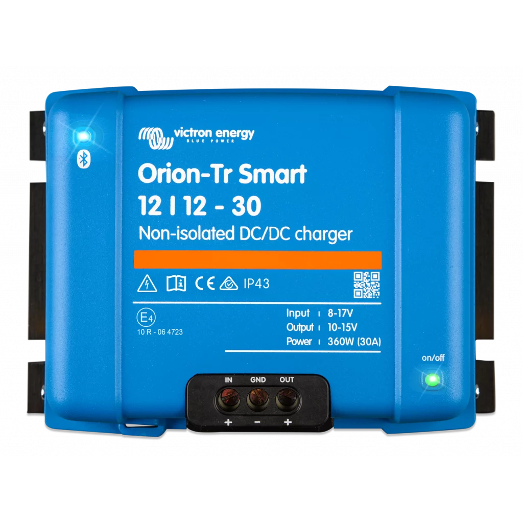 VICTRON Orion TR Smart DC-DC Lader 12>12V 30A (Ikke isolert)