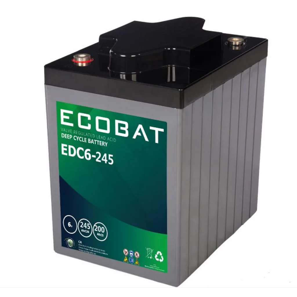ECOBAT EDC6-245 AGM Deep Cycle 6V 245AH (243x187x275)