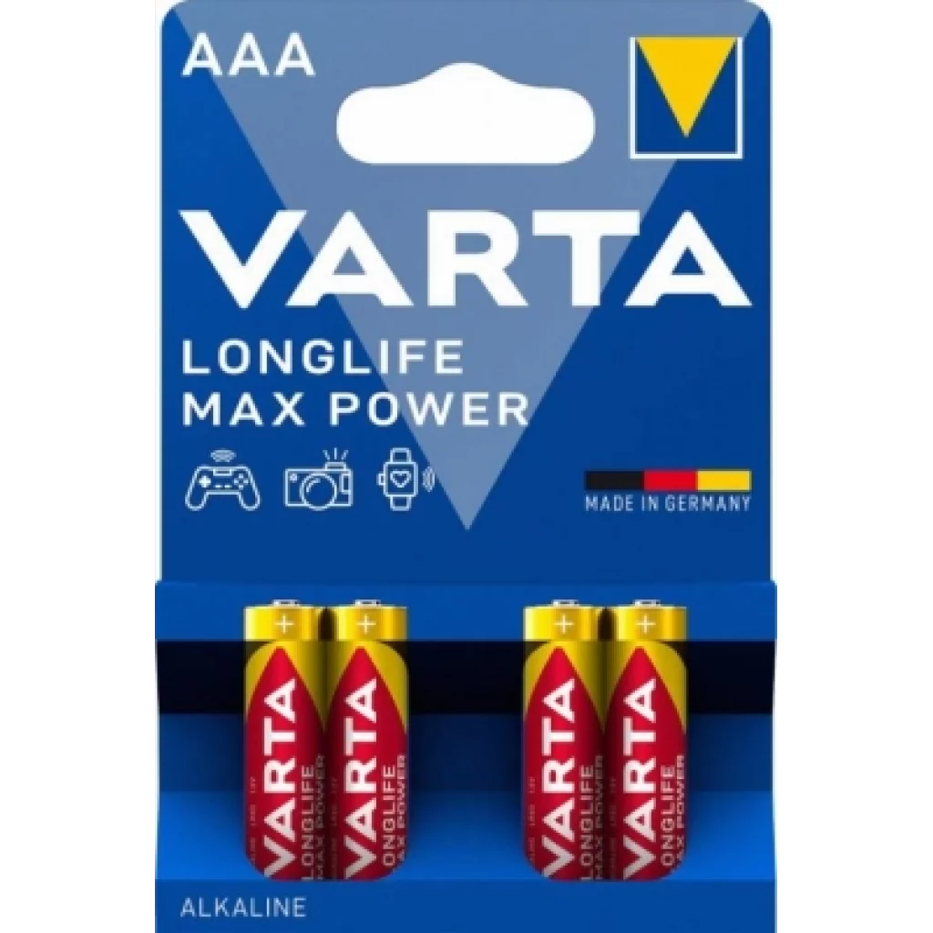 Longlife Max Power AAA 4-pakning