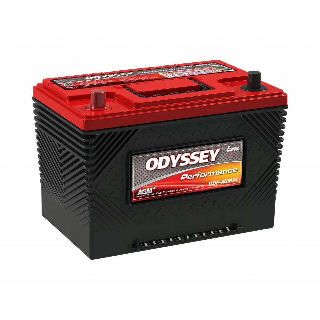 ODYSSEY ODP-AGM34 AGM Batteri 12V 61AH 792CCA (275x172x199mm) +venstre