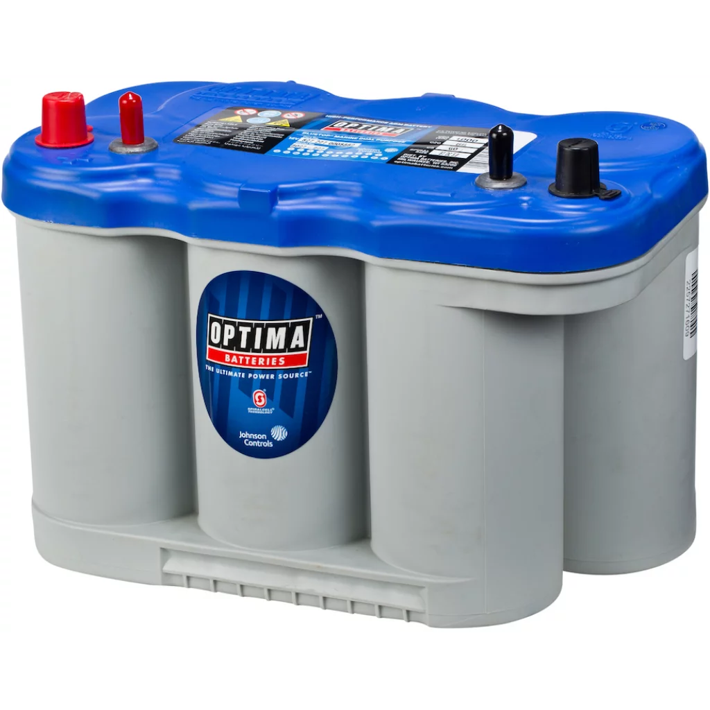 OPTIMA AGM Blue Top 12V 66AH 845CCA (309x172x221mm) +venstre 8027-227