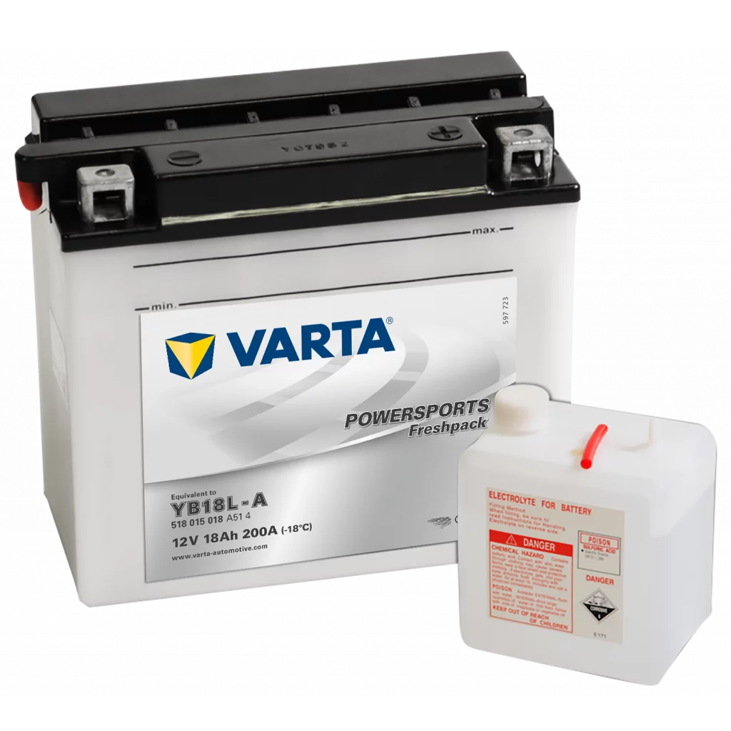 VARTA MC Batteri 12V 18AH 200CCA (181x92x164mm) +høyre YB18L-A