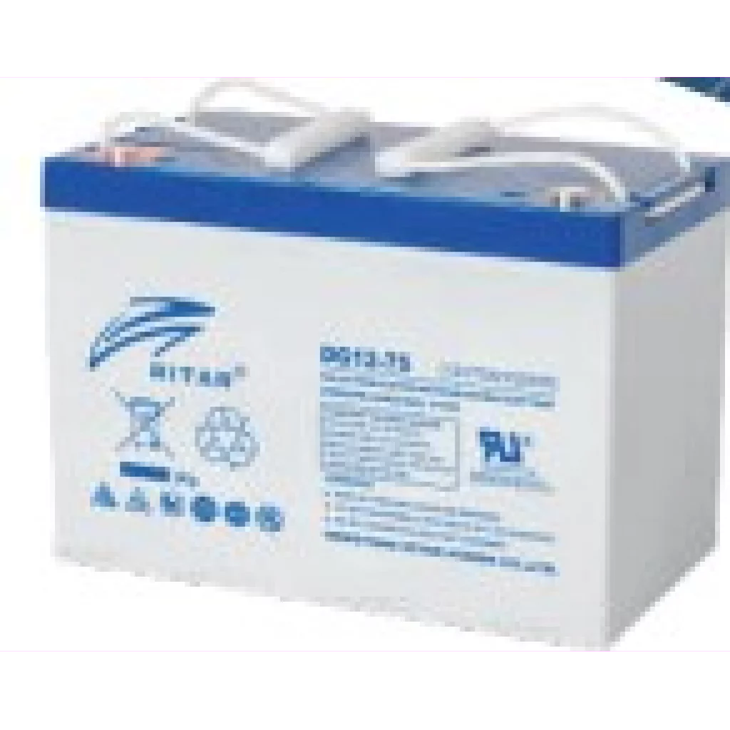 RITAR GEL Deep Cycle Batteri 12V 75AH (350x167x182mm) +venstre