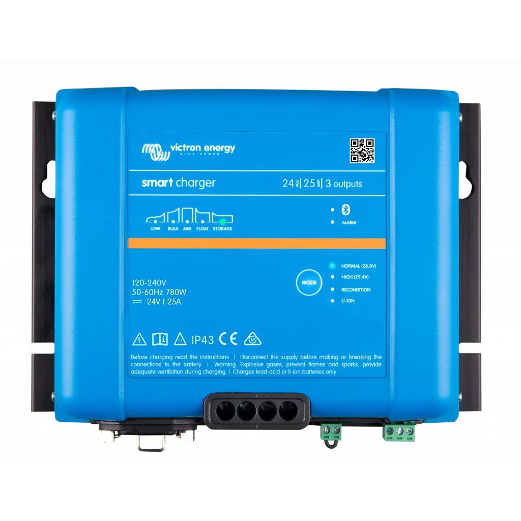 VICTRON Phoenix Smart IP43 Batterilader 24V 25A 3-kanaler 120-240V