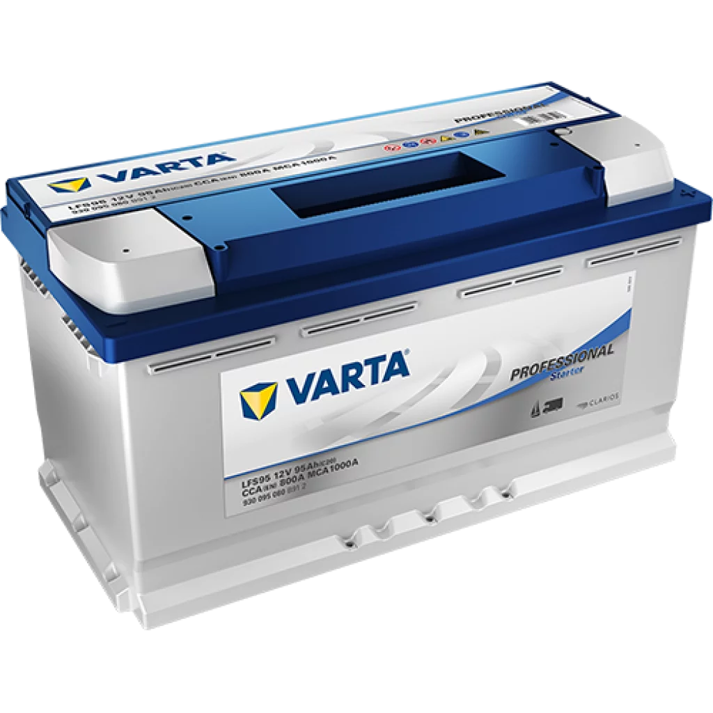 VARTA Fritidsbatteri 12V 95 AH 800 CCA (353x175x190mm) +høyre LFS95