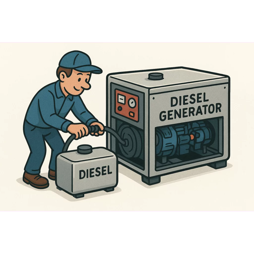 Tilkobling til ekstern tank Hyundai aggregat 3000RPM (kun diesel) kit m/montering