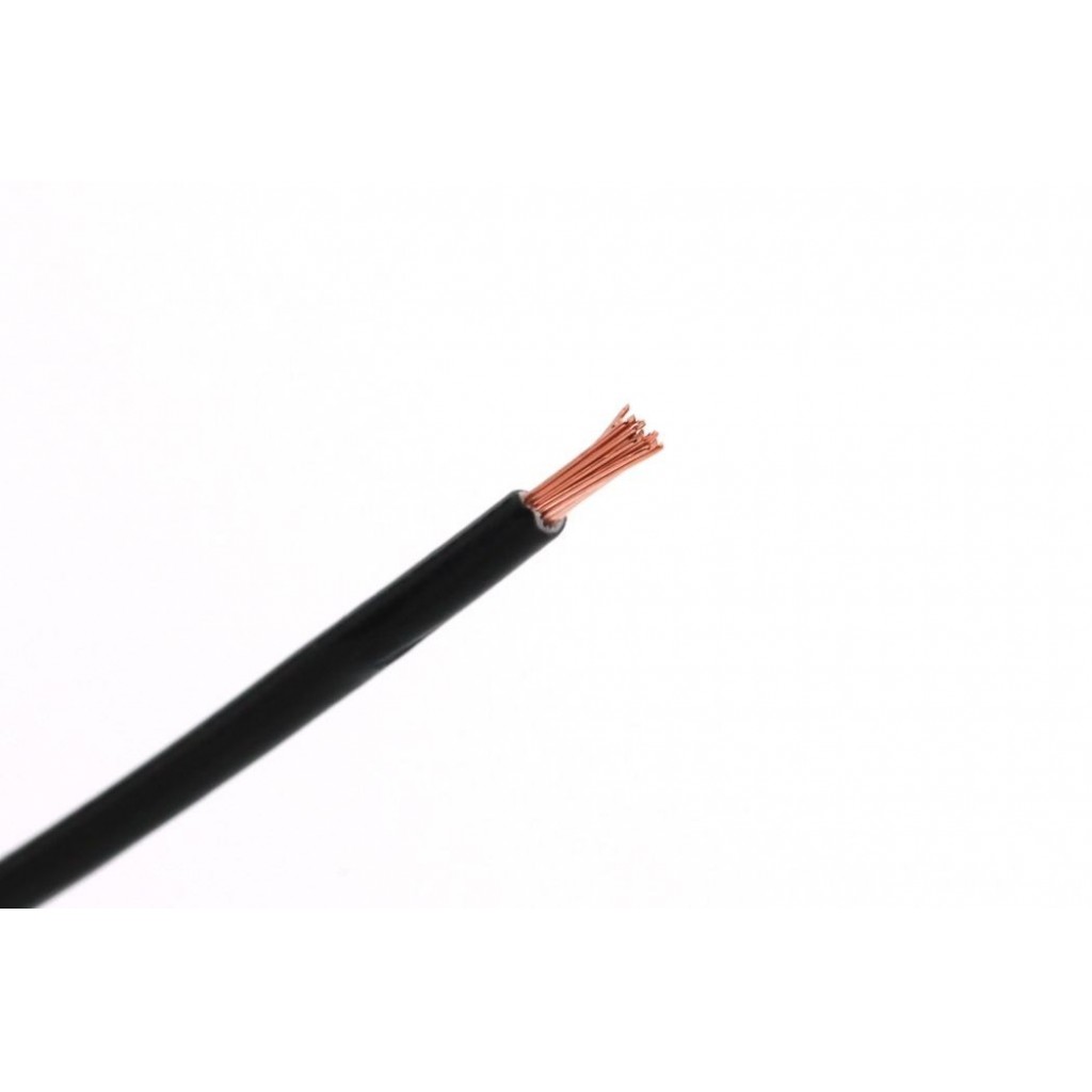 Kabel enkel 1,5mm2 - Sort 