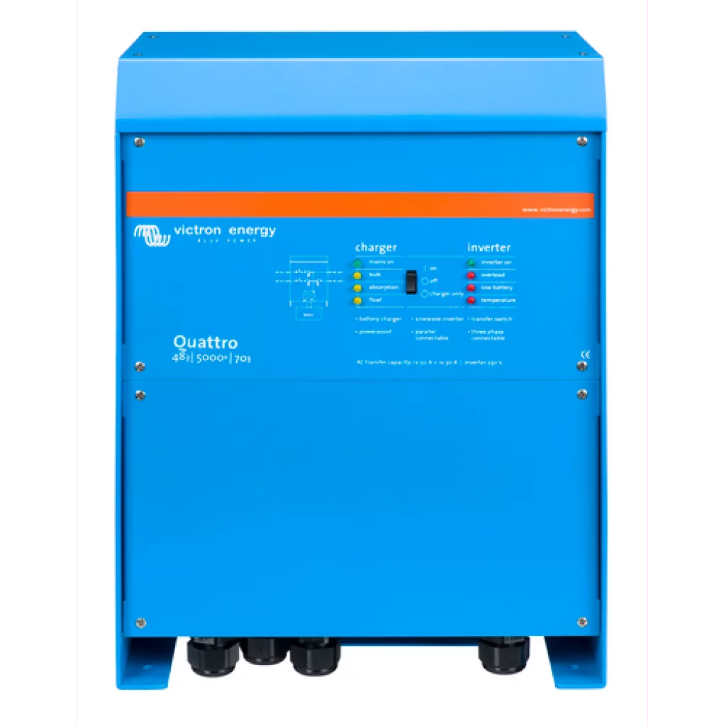 VICTRON Quattro 48/5000/70-100/100 Kombinert Batterilader og Inverter