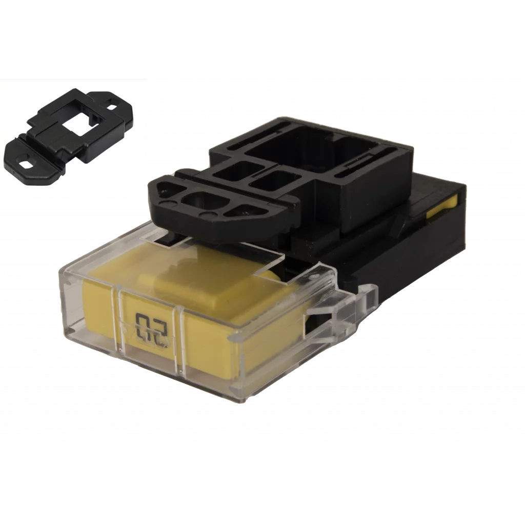 Sikringsholder kit 20A m/sikring for solcellepakker etc
