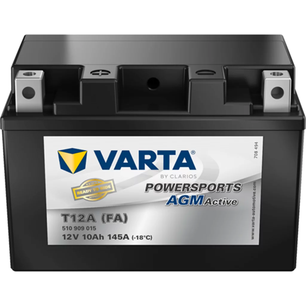 VARTA AGM MC Batteri 12V 10AH 170CCA (150x88x105mm) +venstre T12A (FA)