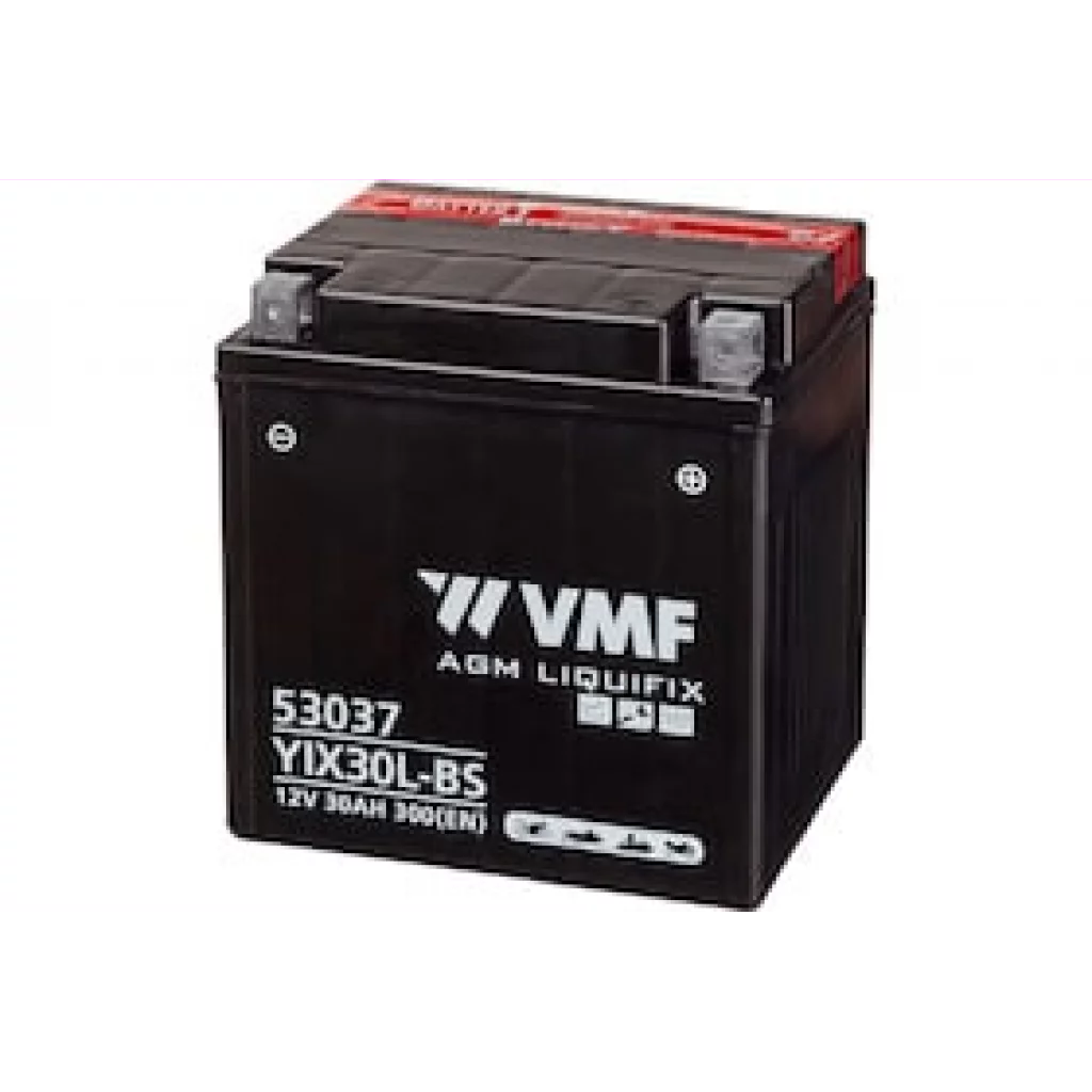 VMF MC Batteri 12V 30AH 370CCA (166x126x175mm) +høyre YIX30L-BS