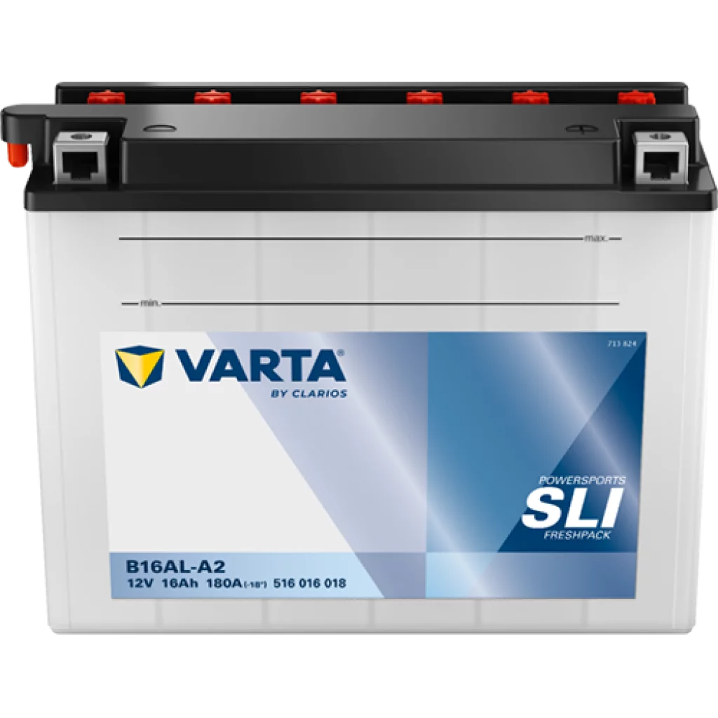 VARTA MC Batteri 12V 16AH 180CCA (205x72x164mm) +høyre YB16AL-A2