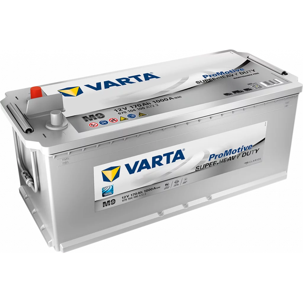 VARTA Promotive SHD Batteri 12V 170AH 1000CCA (513x223x203/223mm) +venstre M9