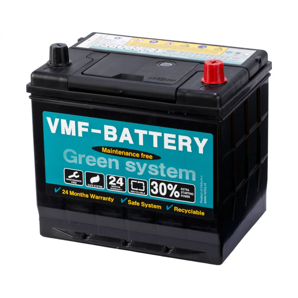 VMF Startbatteri 12V 60AH 480CCA (230x172x200/220) +høyre B1
