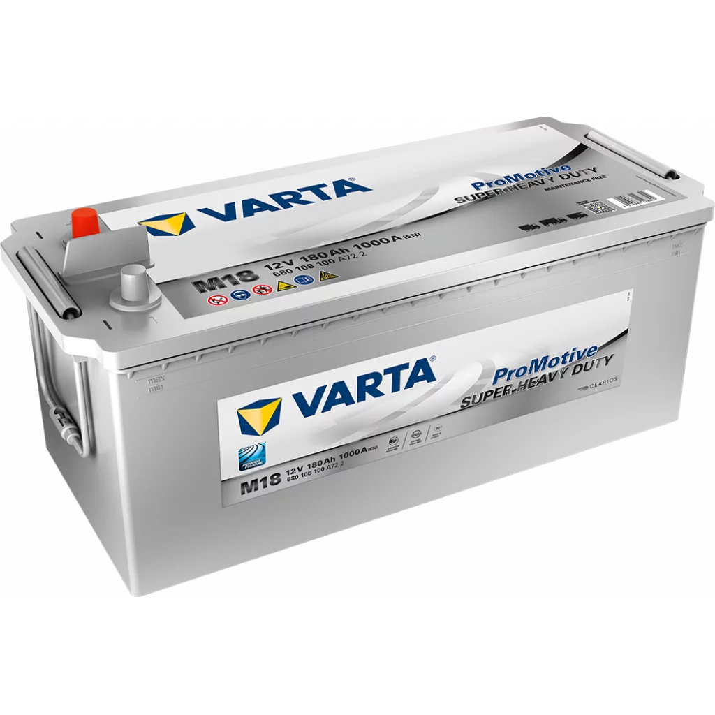 VARTA Startbatteri PRO Motive SHD 12V 180AH 1000CCA (513x223x203/223mm) +venstre M18