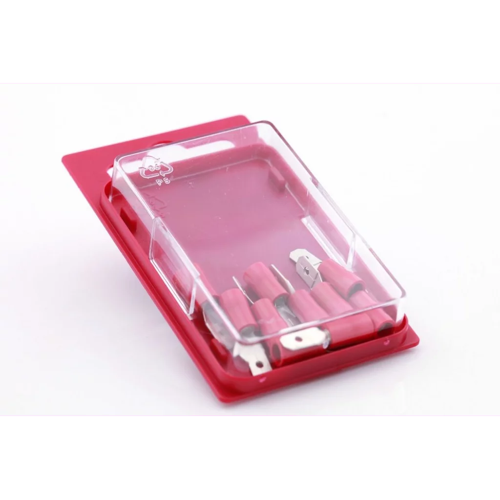 Kabelsko 187RED- 10stk Blister rød