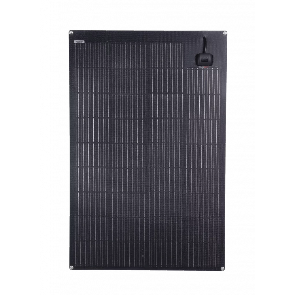 SKANBATT Fleksibelt Solcellepanel 130W - ETFE - 1040x680x3mm