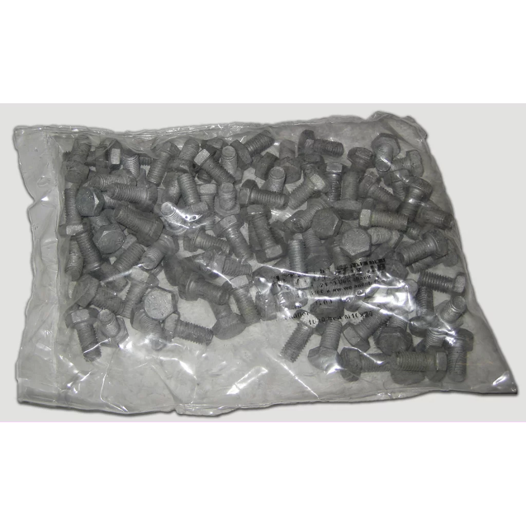 Boltsett 100stk M10x20mm vfz