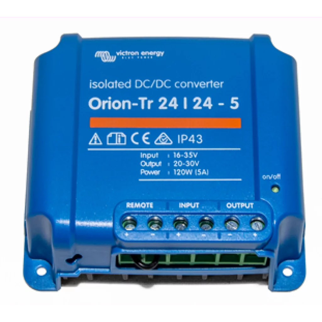 VICTRON Orion TR Omformer DC-DC 24>24V 5A (Galvanisk isolert)