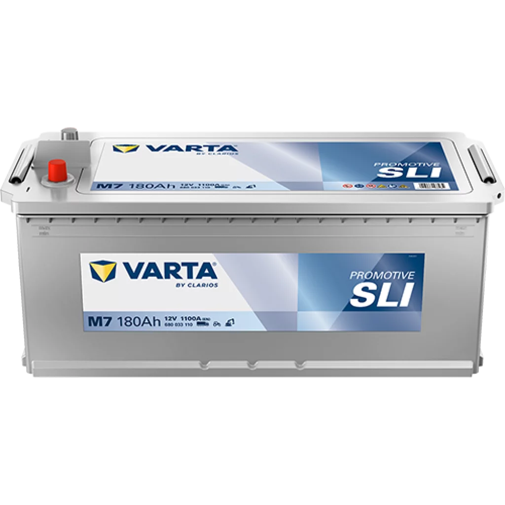 VARTA Promotive SLI Batteri 12V 180AH 1100CCA (513x223x200/223mm) +høyre M7