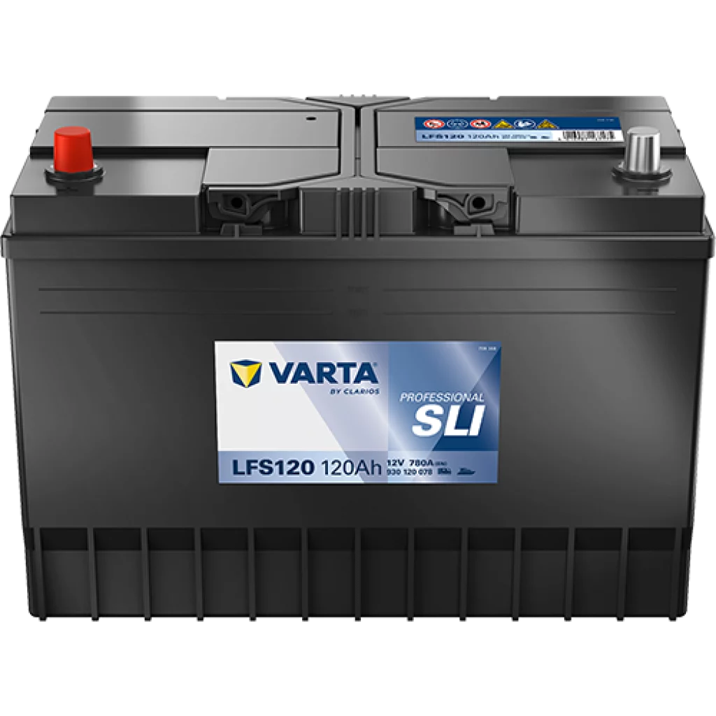 VARTA Fritidsbatteri 12V 120AH 780CCA (349x175x236mm) +venstre LFS120