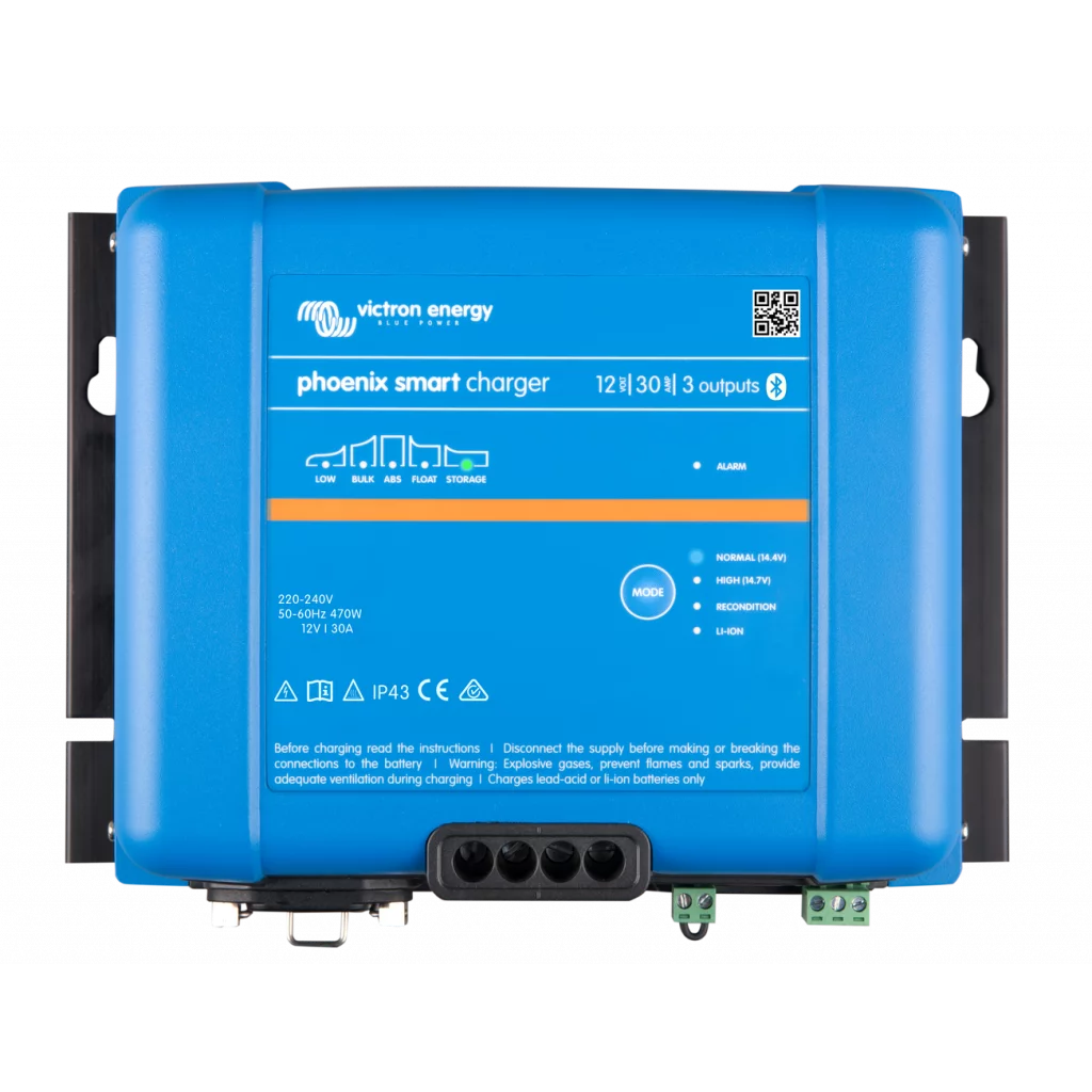 VICTRON Phoenix Smart IP43 Batterilader 24V 16A 3-kanaler