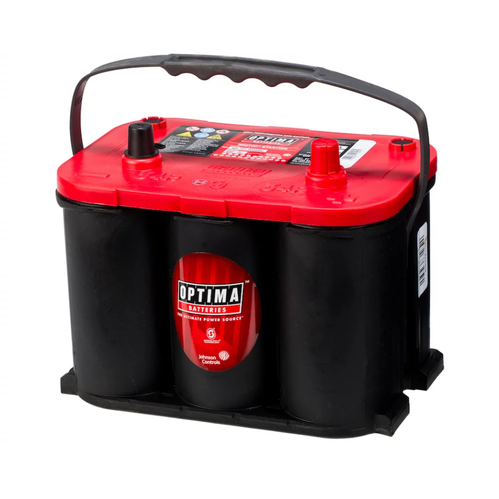 OPTIMA AGM Red Top 12V 50AH 815CCA (254x174x195mm) +høyre 8003-251