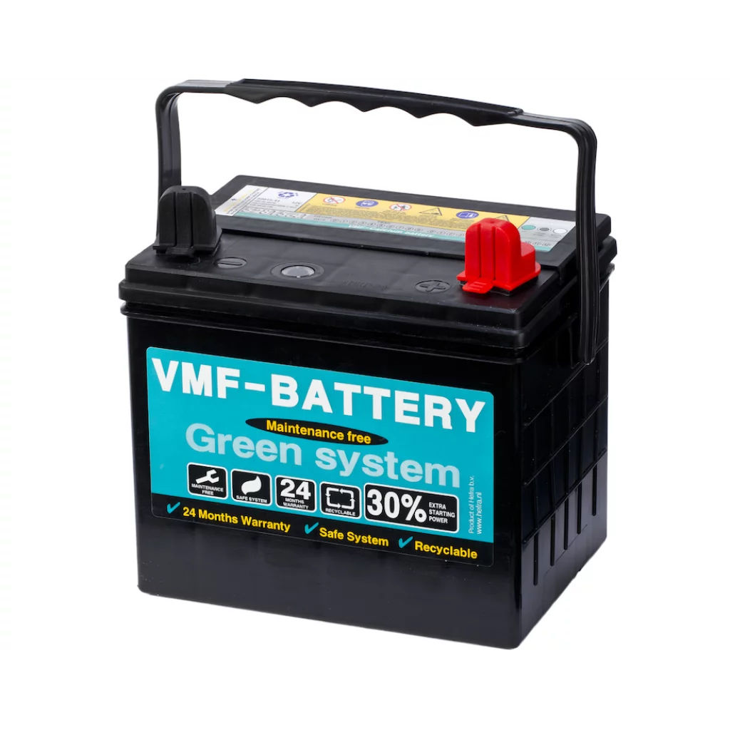VMF Plenklipper batteri 12V 28AH 250CCA (205x132x159/186mm) +høyre 12N24-3