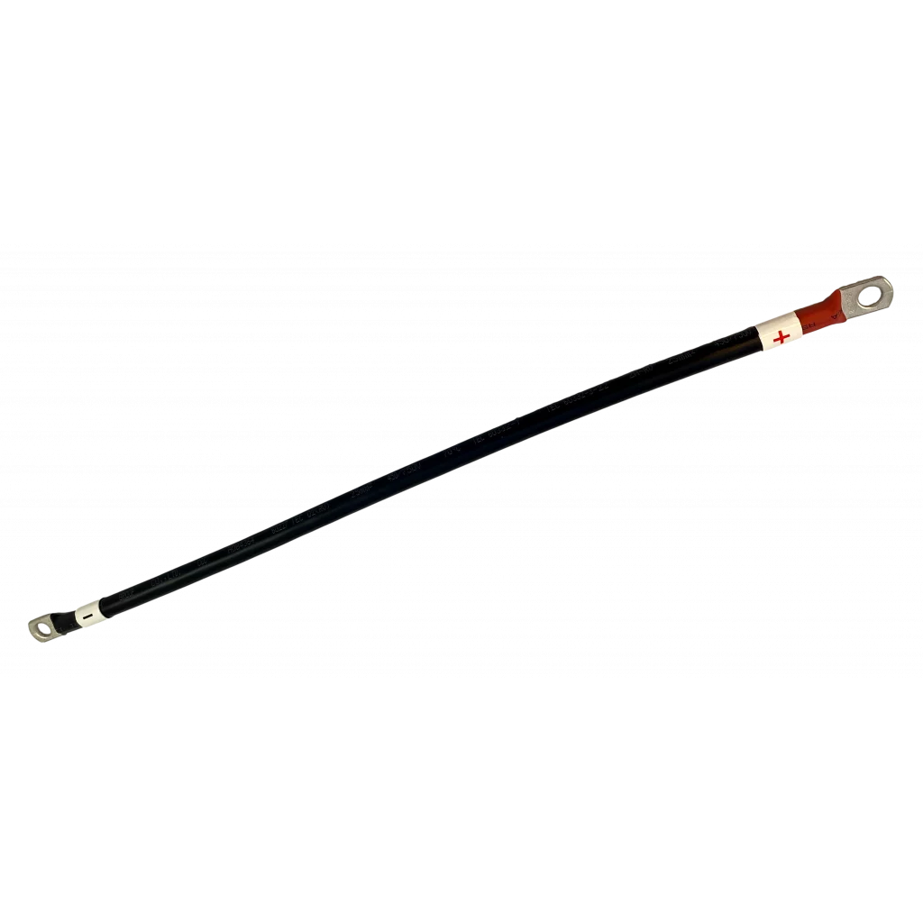Batterikabel 25mm2 m/8mm 40cm - PLUSS/MINUS