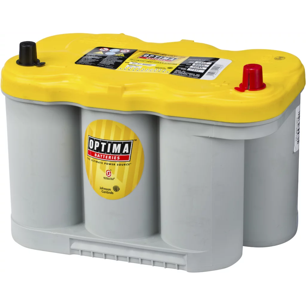 OPTIMA AGM Yellow Top 12V 66AH 845CCA (309x172x219mm) +høyre 8037-327