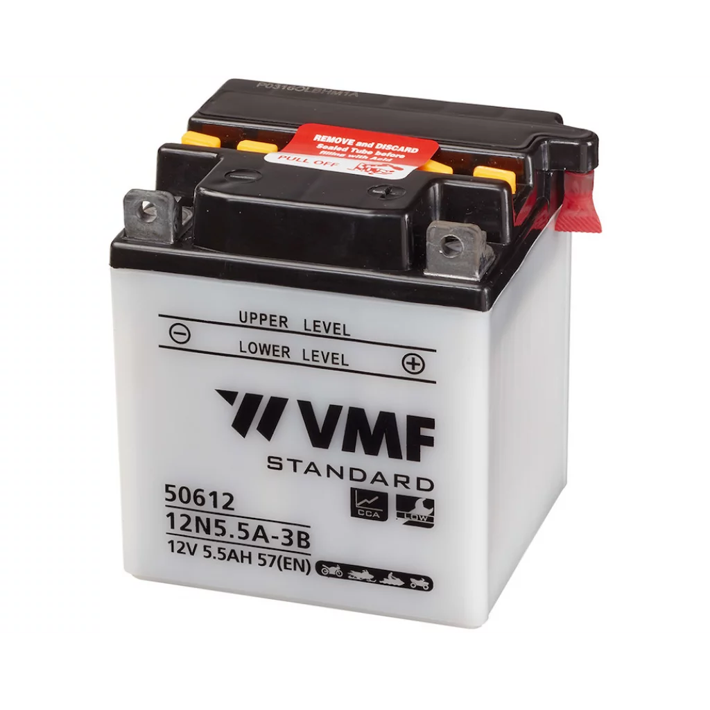 VMF MC Batteri 12V 5,5AH 57CCA (103x90x114) +høyre | 12N5,5A-3B