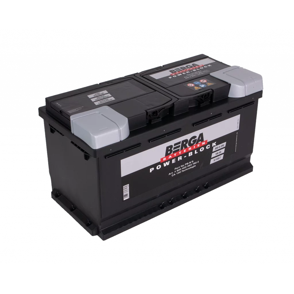 BERGA Power Block 12V 100AH 830CCA (353/175/190mm)