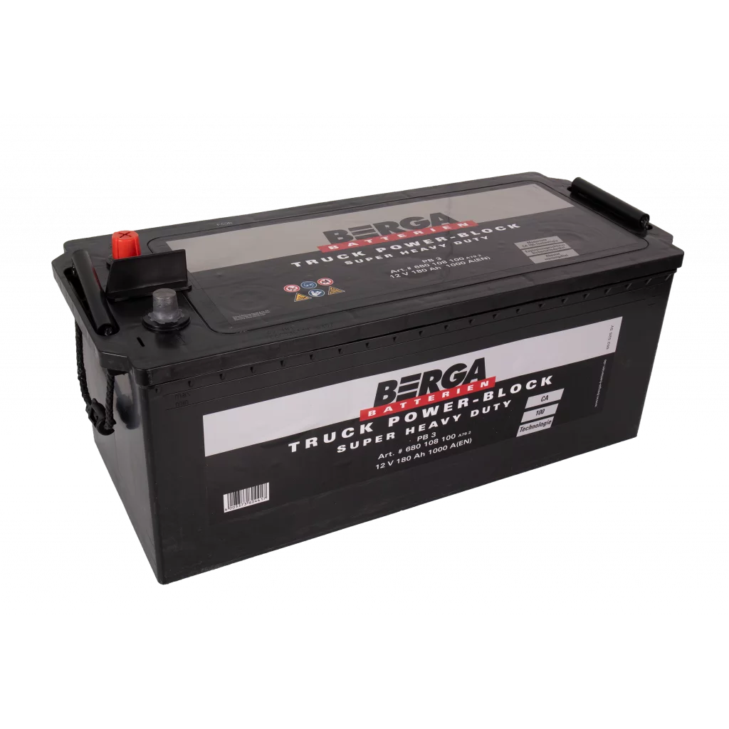 BERGA Truck Power Block  12V 180AH 1000CCA (513/223/223mm)