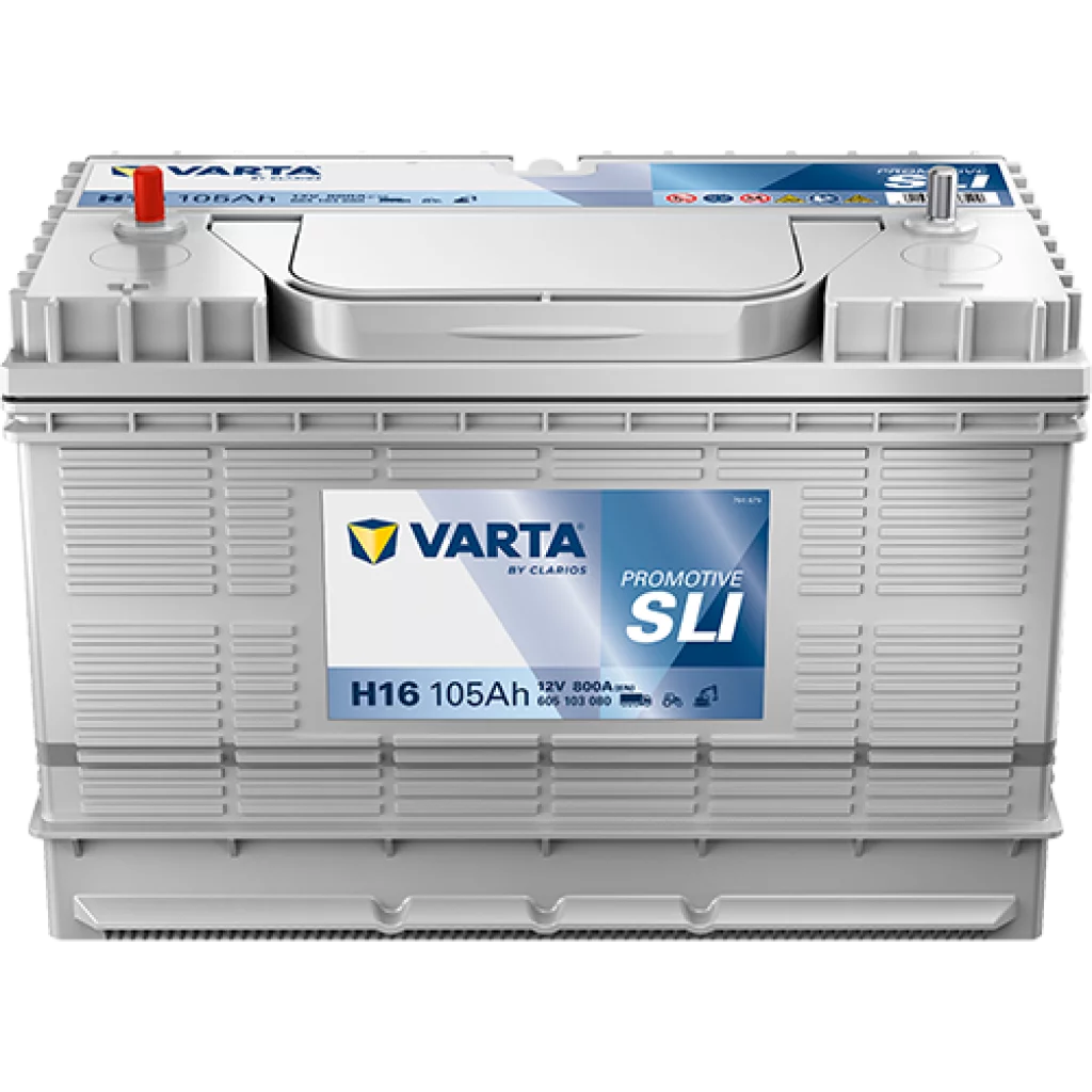 VARTA Promotive SLI Batteri 12V 105AH 800CCA (330x172x220/240mm) +midtstilt H16