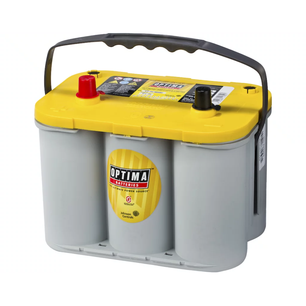 OPTIMA AGM Yellow Top 12V 55AH 750CCA (244x174x195mm) +venstre 8012-254