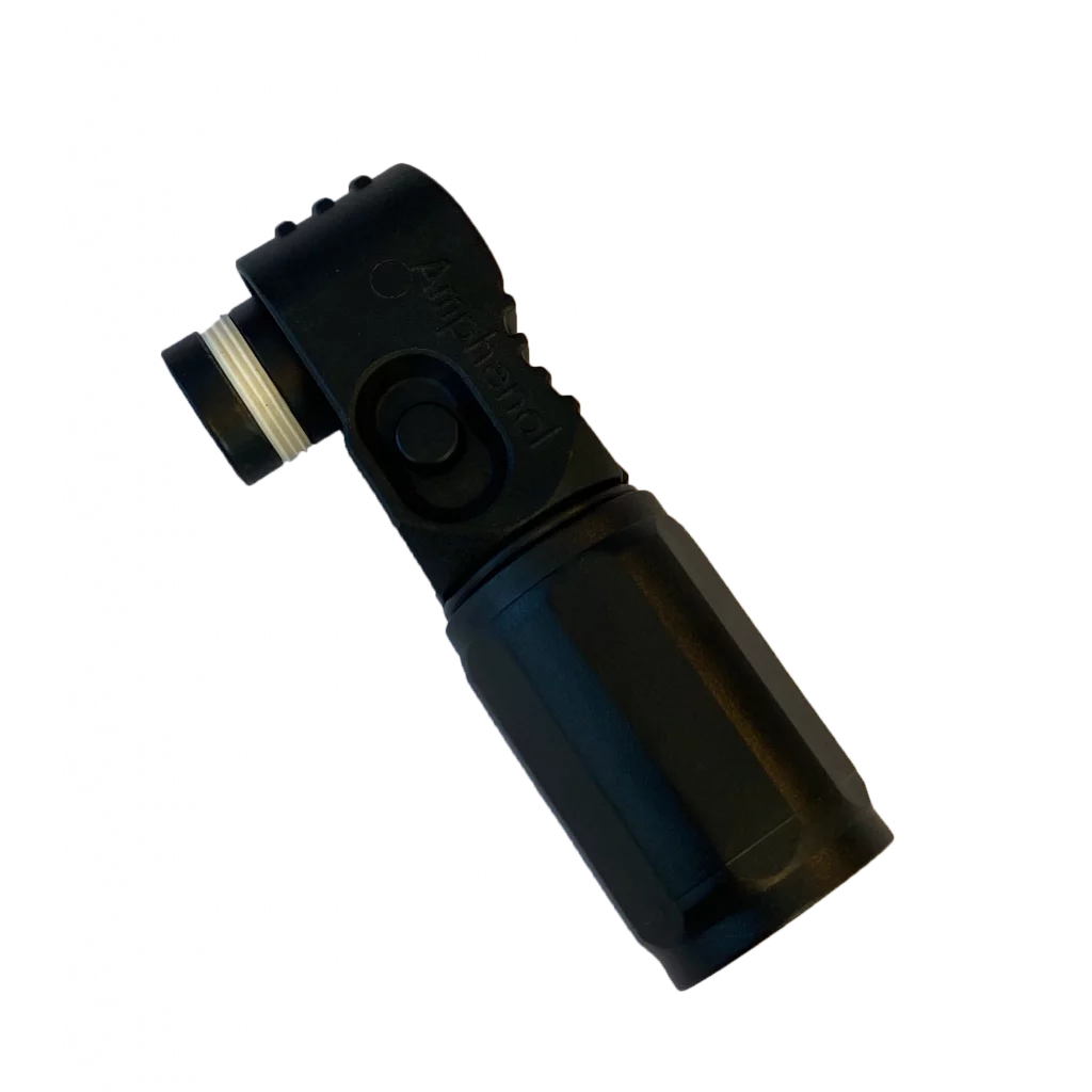 Amphenol kobling 8,0mm negativ (sort)