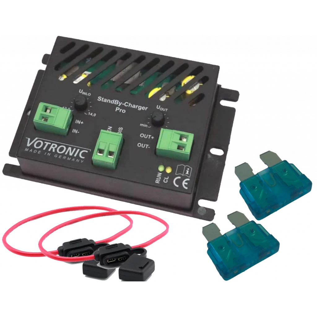 Pakke for lading av start 8A Votronic Pro m/kabelkit