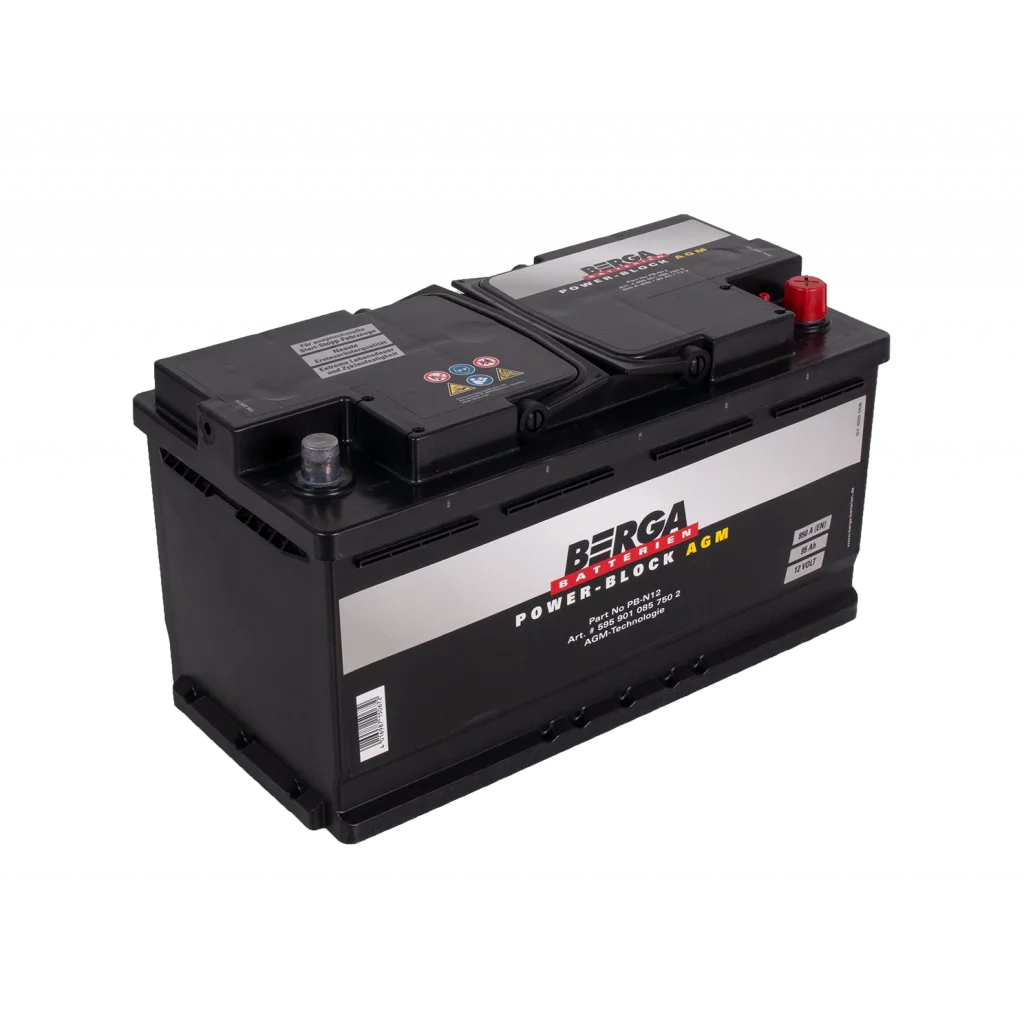 BERGA Power Block AGM 12V 95AH 850CCA (353/175/190mm)