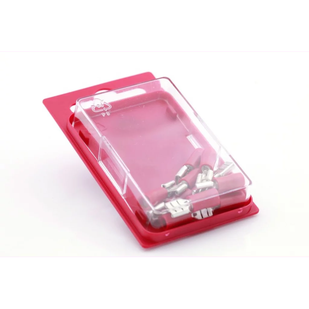 Kabelsko 741RED - 10stk Blister rød