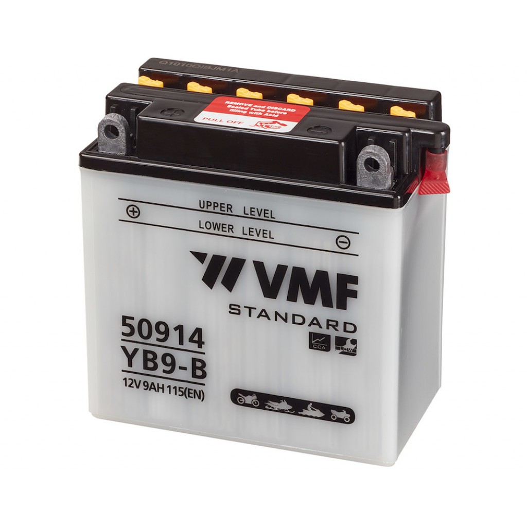VMF MC Batteri 9AH +venstre | YB9-B - Kundesider